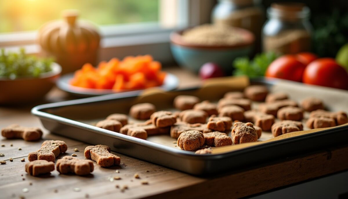 Délices carnés faits maison pour chiens : une recette simple et nutritive de friandises